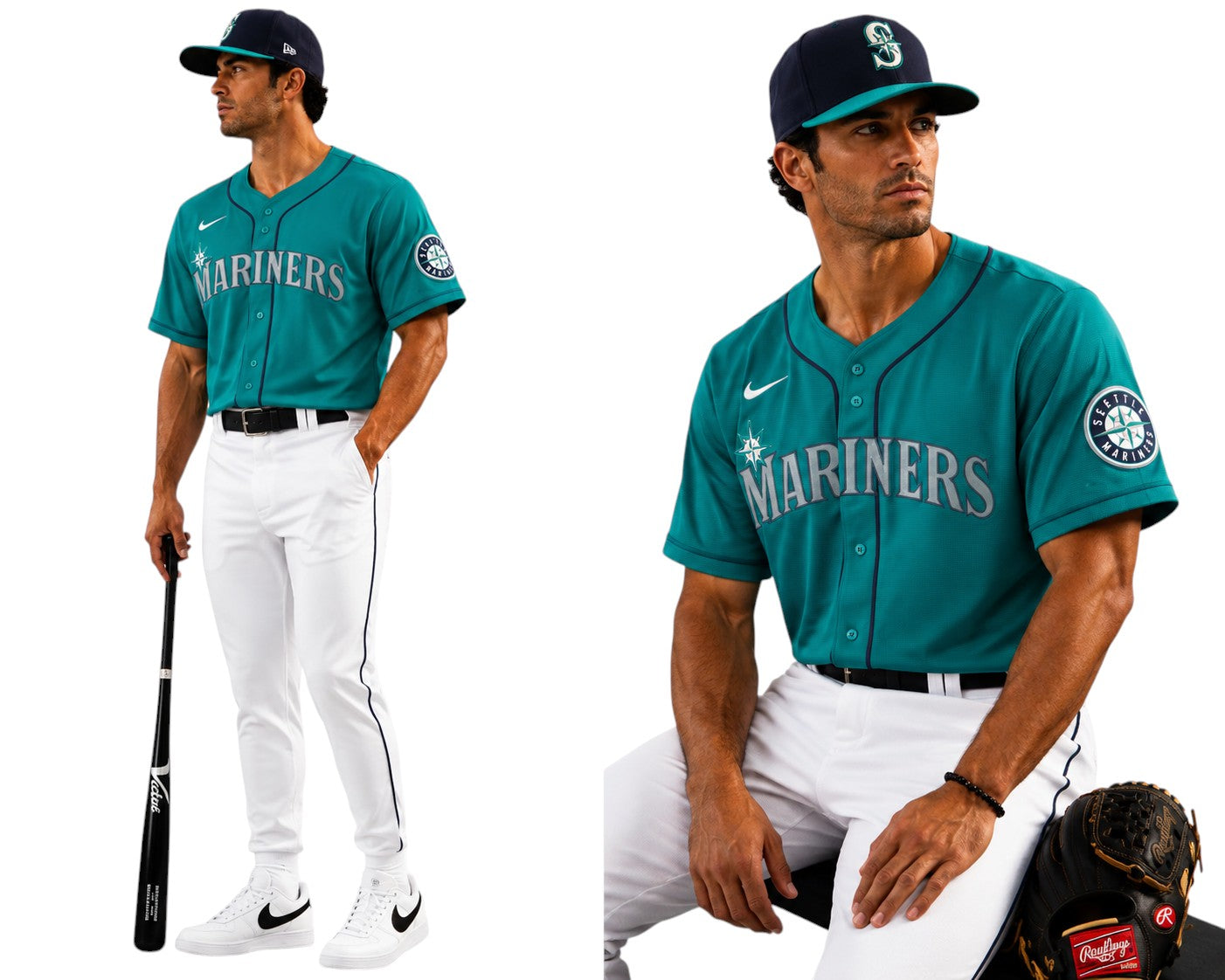 Seattle Mariners MLB – Camisa Oficial Segunda (Away)