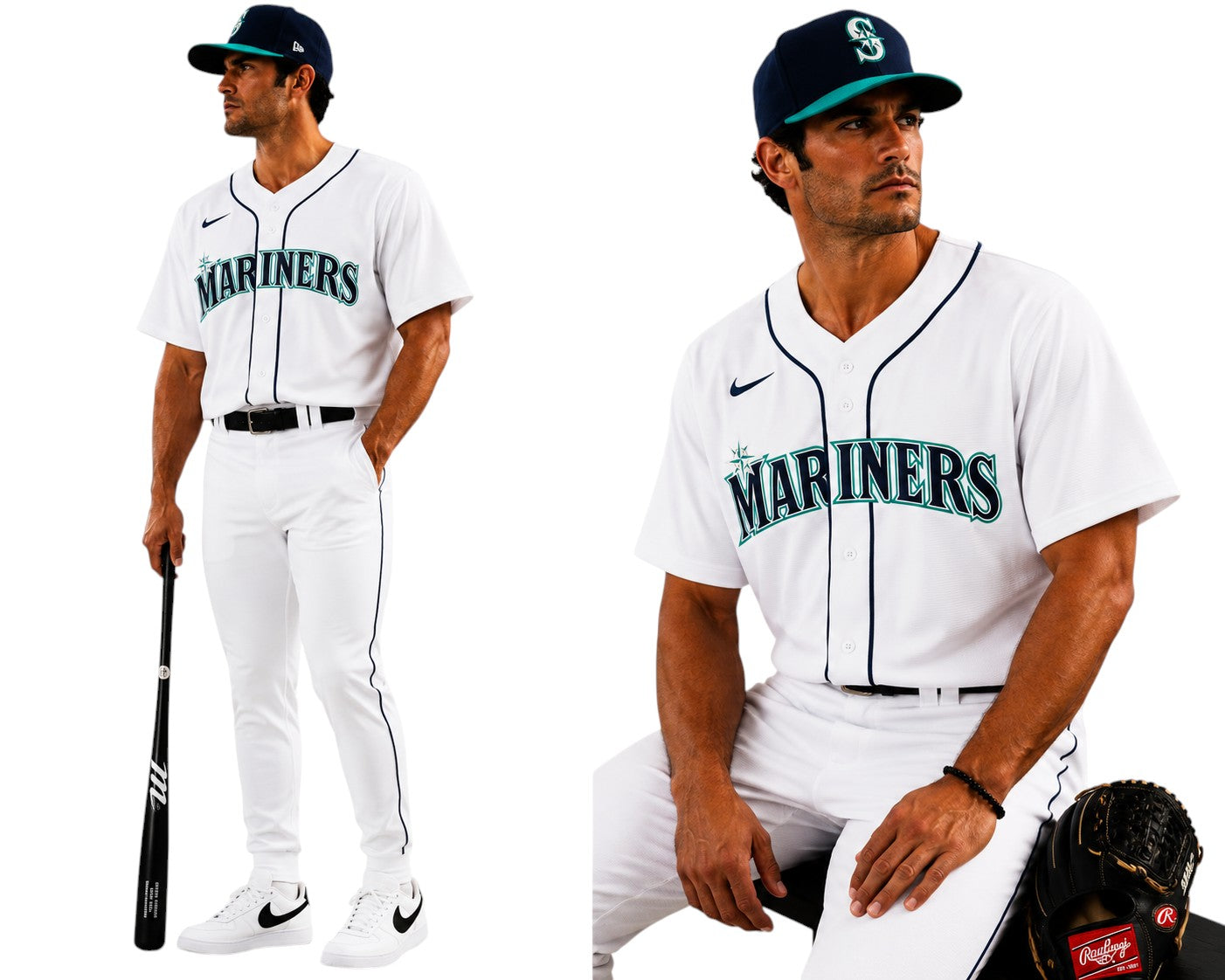 Seattle Mariners MLB – Camisa Oficial Primeira (Home)