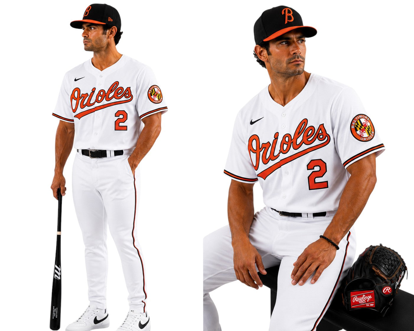 Baltimore Orioles MLB – Camisa Oficial Primeira (Home)