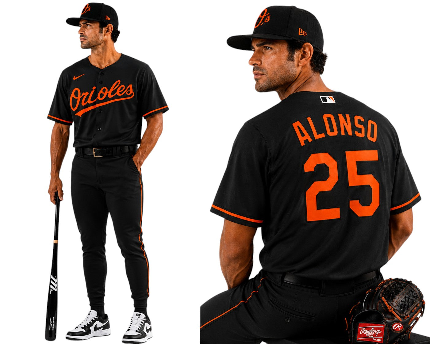 Baltimore Orioles MLB – Camisa Oficial Segunda (Away)