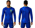 Camisa Brasil Azul Manga Longa ( edição especial )