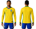 Camisa Seleção Brasileira Amarela Manga Longa 2022