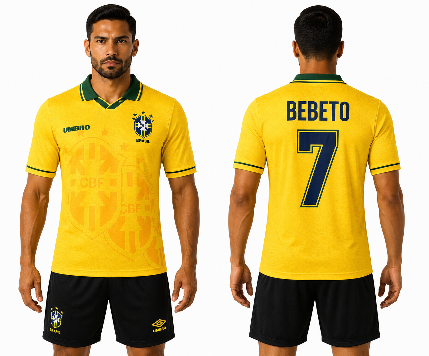 Camisa Seleção Brasileira Retrô Amarela 1994