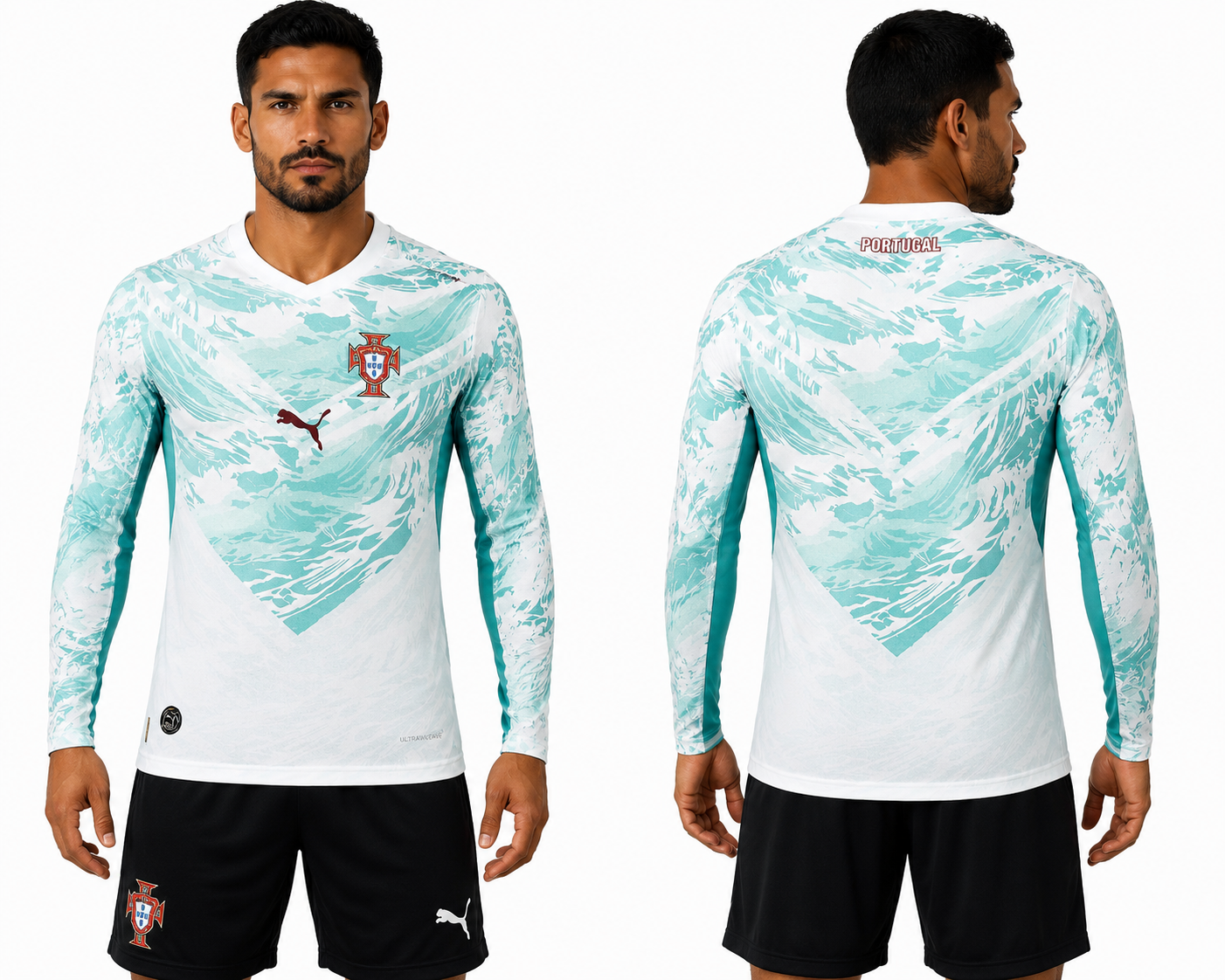 Camisa Seleção Portugal Manga Longa 2 uniforme 2026