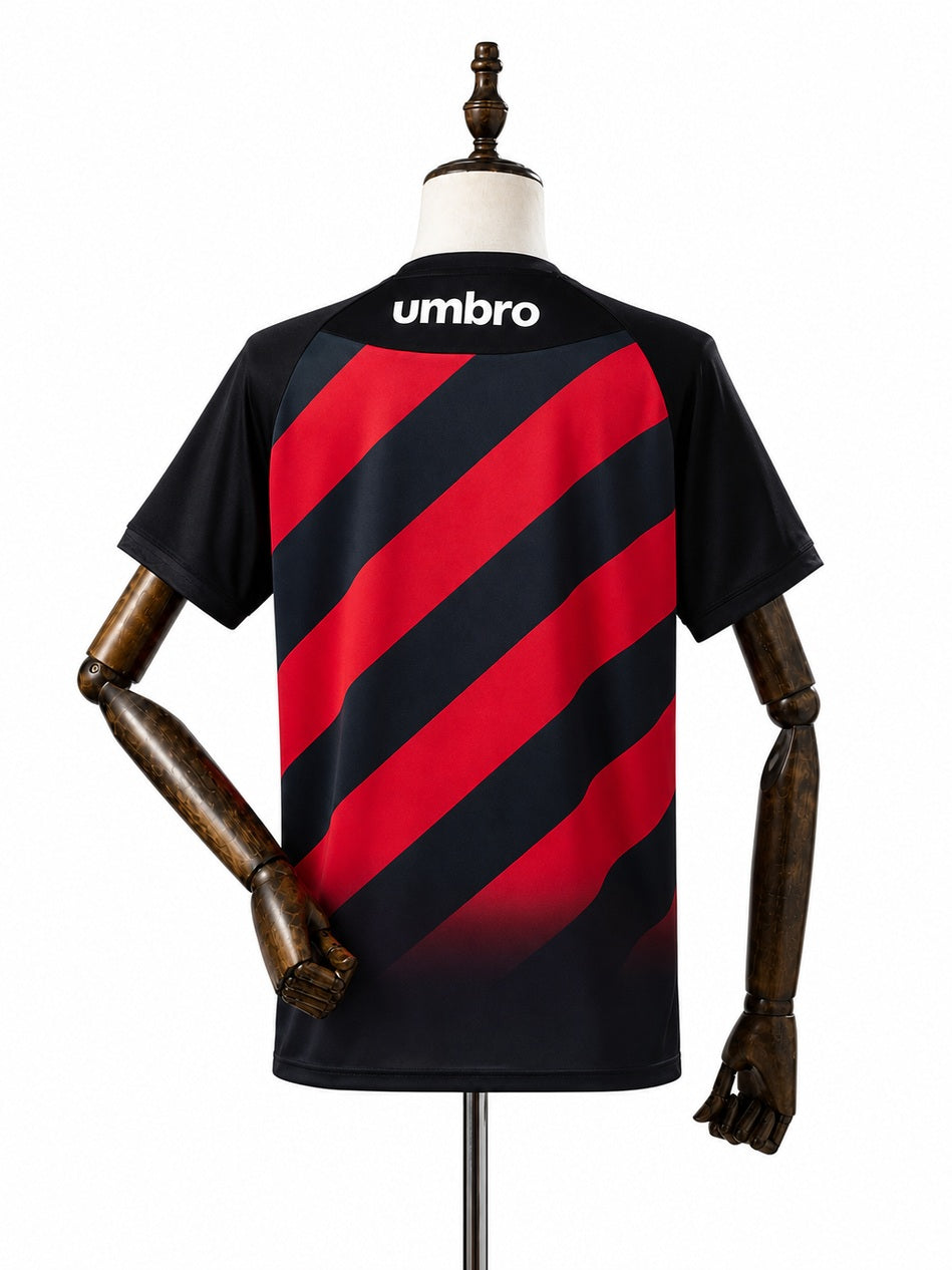 Athletico-PR 26/27 Home Jersey back wood mannequin white background