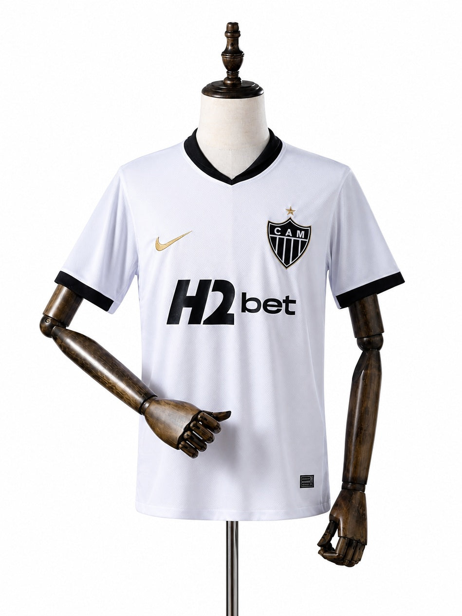 Atlético-MG 2026/27 Away Jersey front wood mannequin white background
