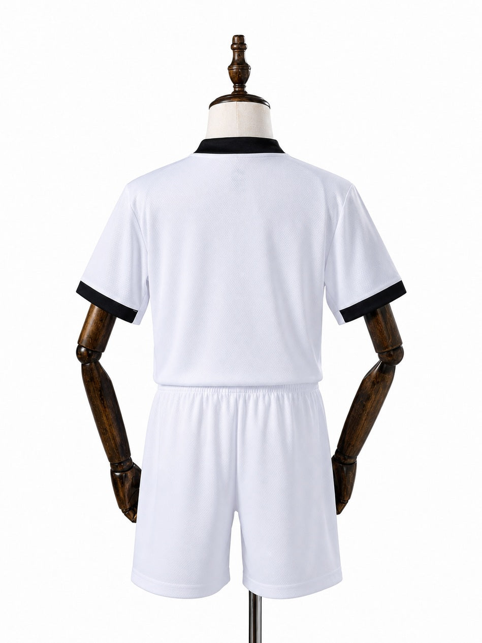 Atlético-MG 2026/27 Away Kids Kit Jersey back wood mannequin white background