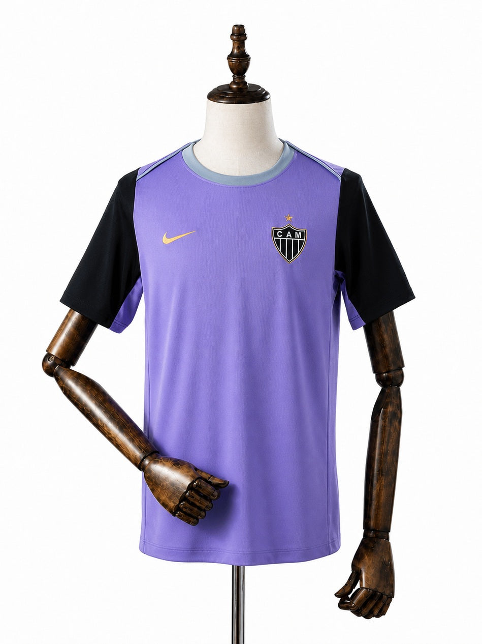 Atlético-MG 2026/27 Training Purple Jersey front wood mannequin white background