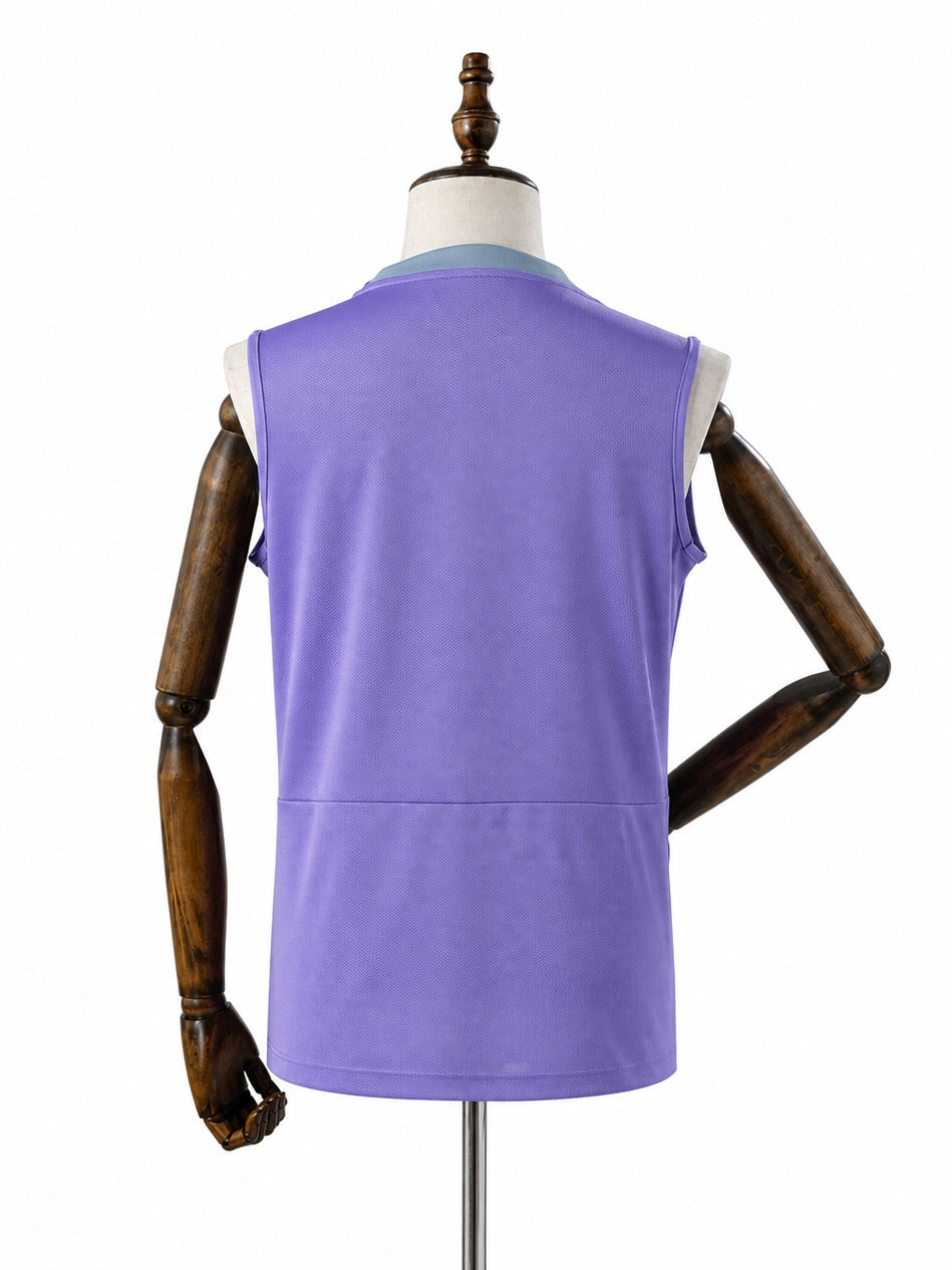 Atlético-MG 2026/27 Training Vest Purple Jersey back wood mannequin white background