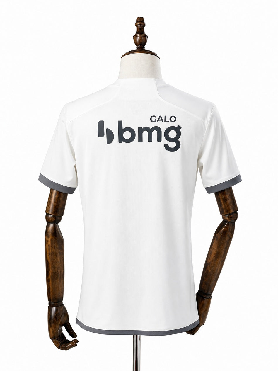 Atlético-MG away Jersey back wood mannequin white background