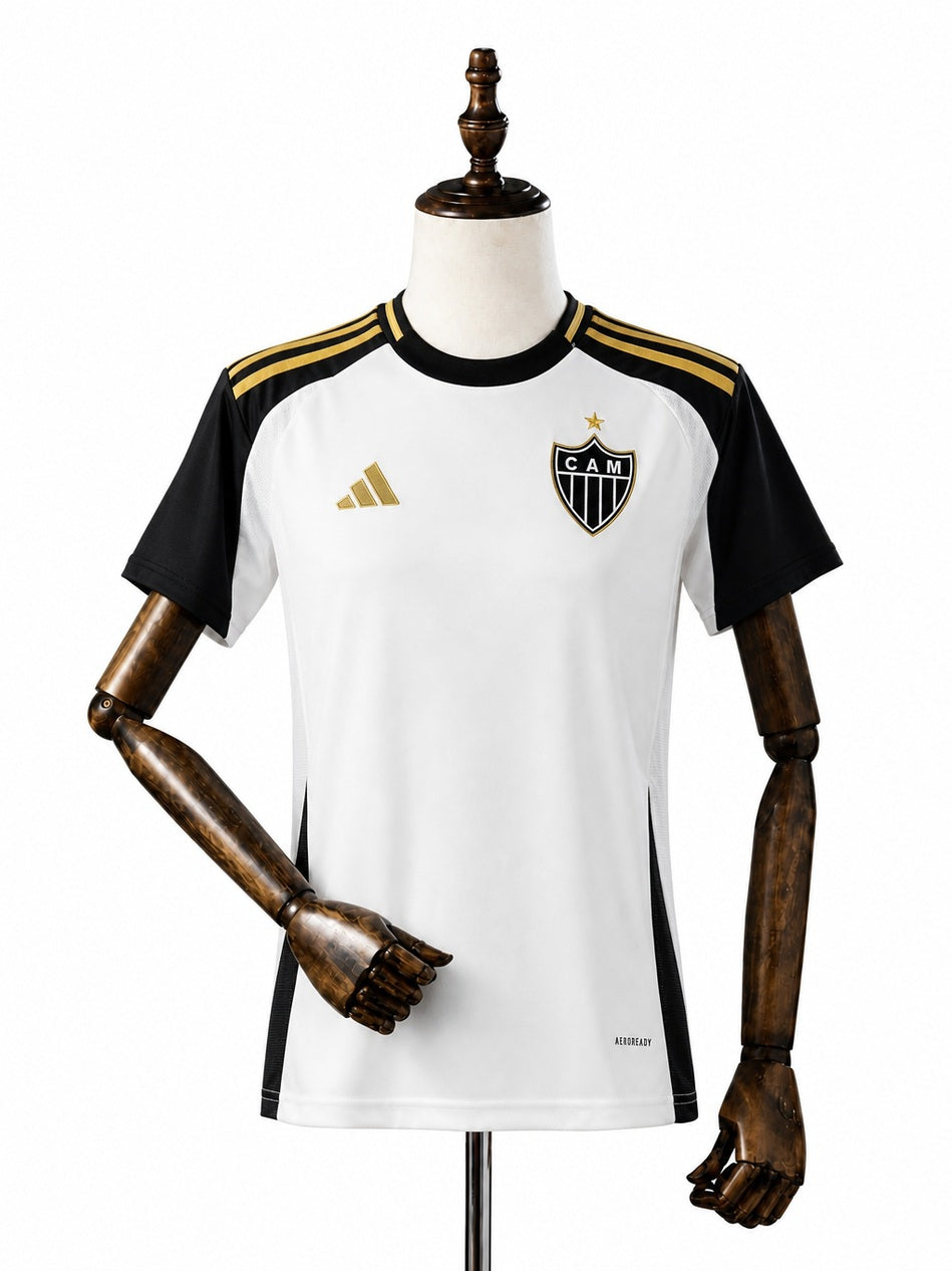 Atlético-MG Away Women Jersey front wood mannequin white background