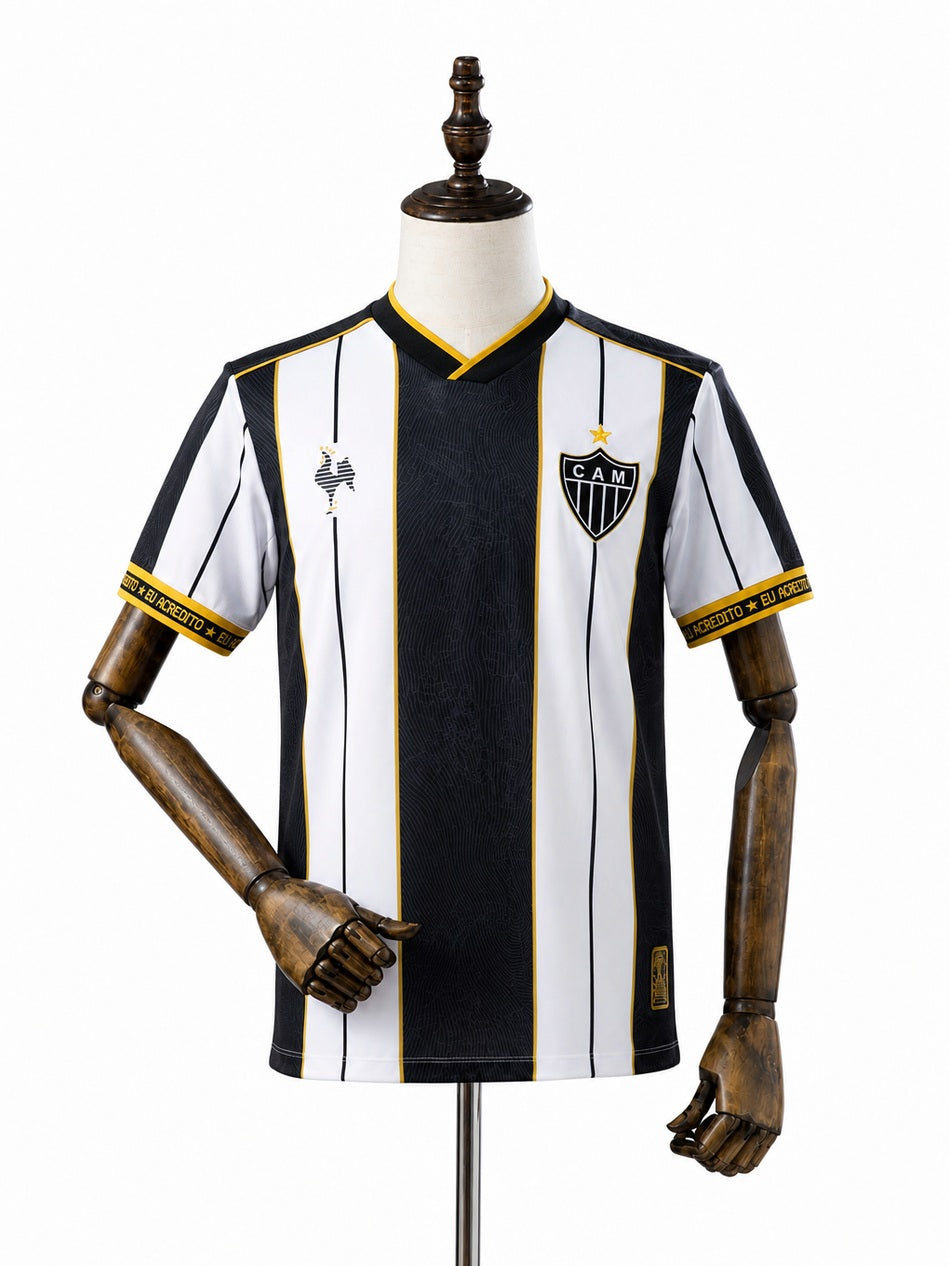 Atlético-MG Special Edition White Jersey front wood mannequin white background