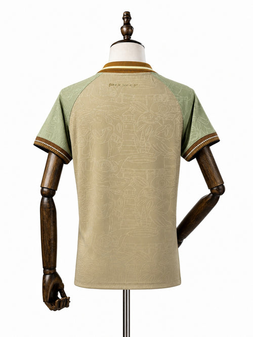Bahia 25/26 Womens Bahia Beige Jersey back wood mannequin white background