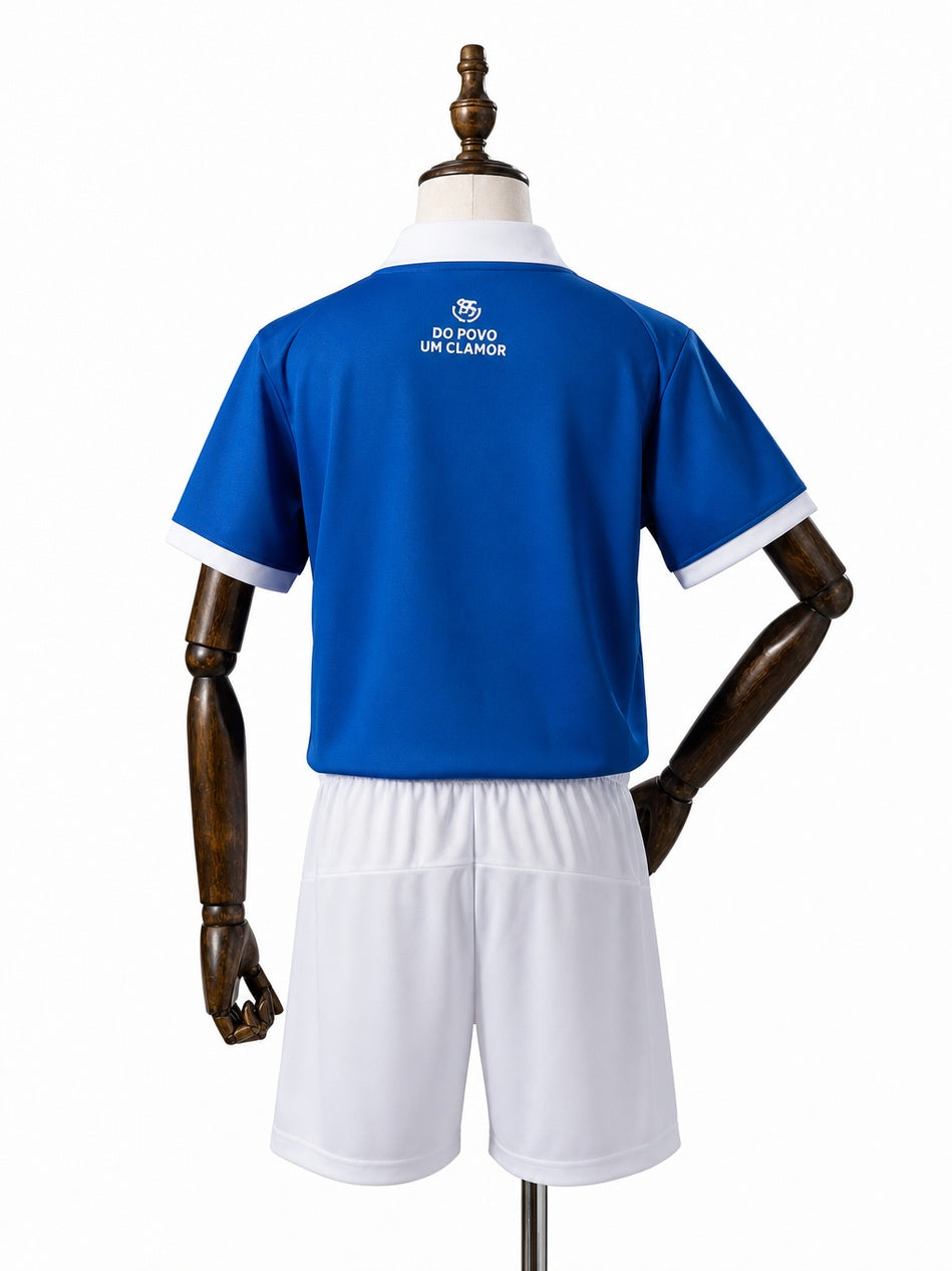 Bahia 26/27 Away Kids Kit Jersey back wood mannequin white background
