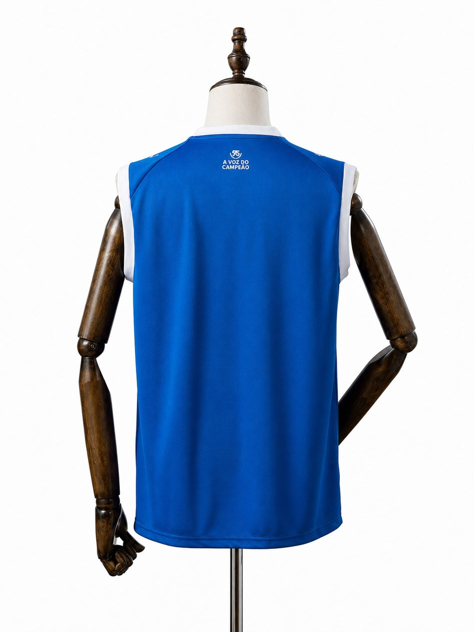 Bahia 26/27 Away Vest Jersey back wood mannequin white background