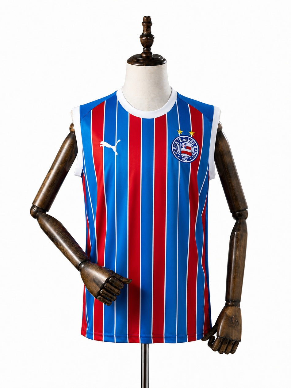 Bahia 26/27 Away Vest Jersey front wood mannequin white background