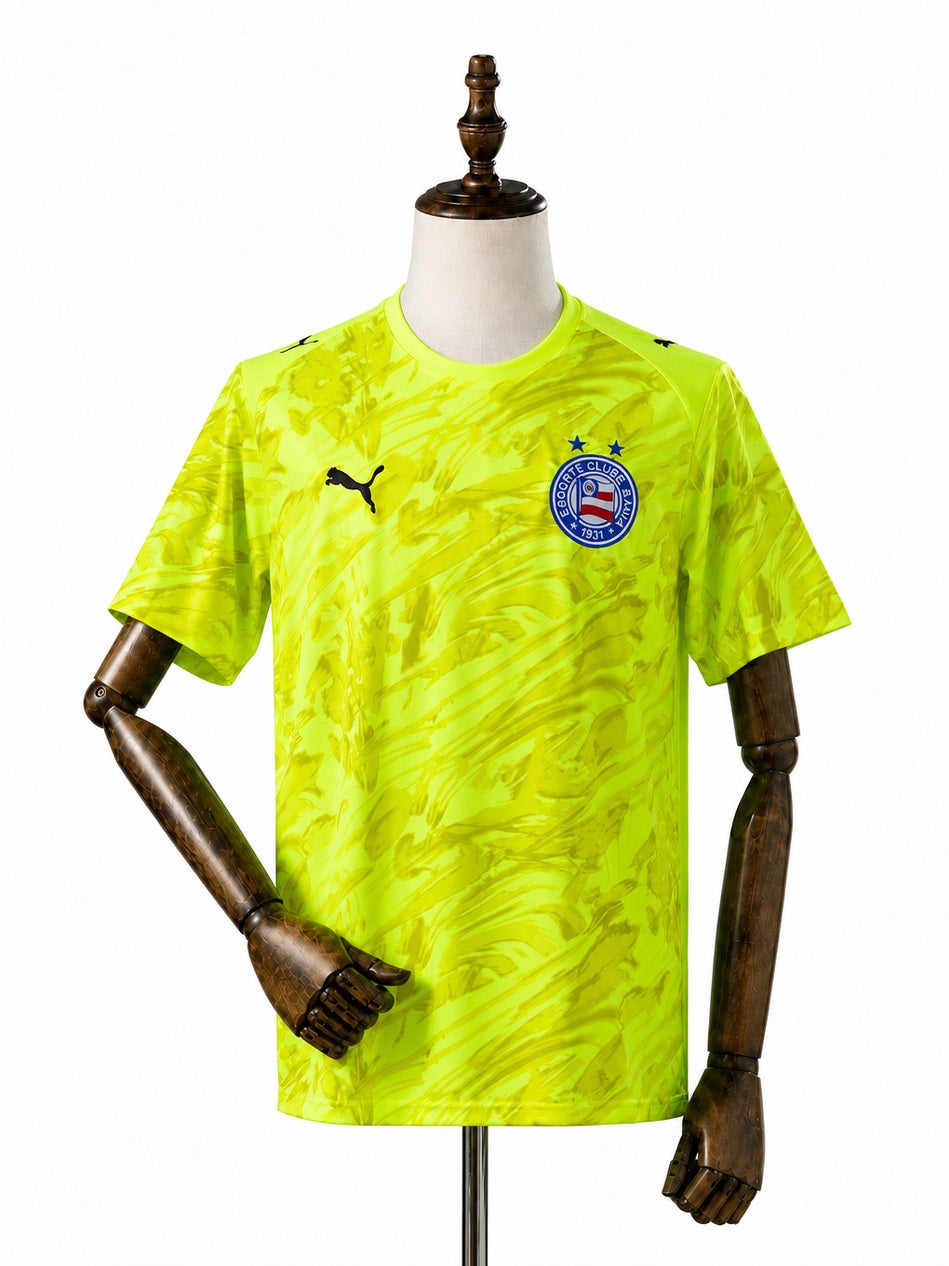 Bahia 26/27 GK-Green Jersey front wood mannequin white background