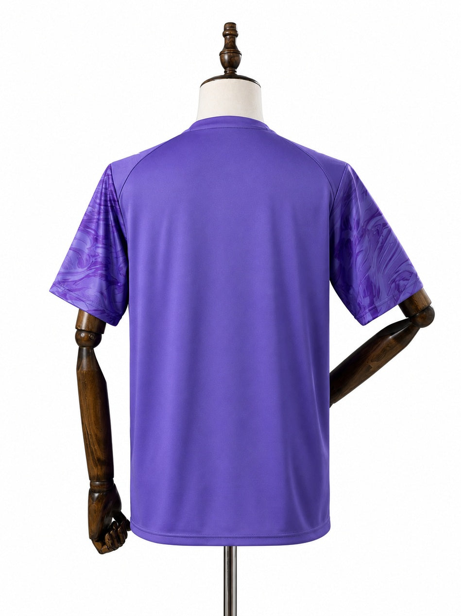 Bahia 26/27 GK-Purple Jersey back wood mannequin white background