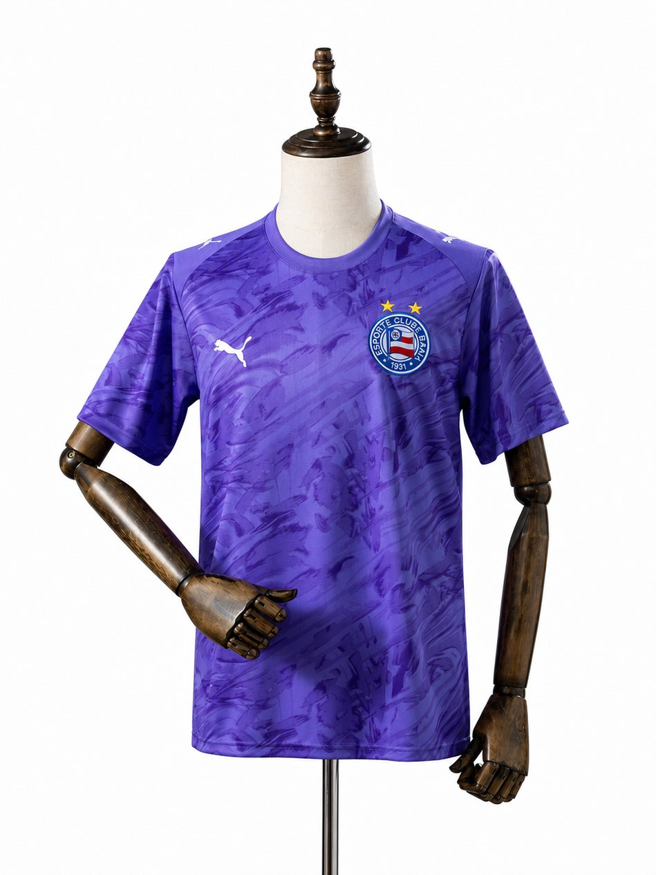 Bahia 26/27 GK-Purple Jersey front wood mannequin white background