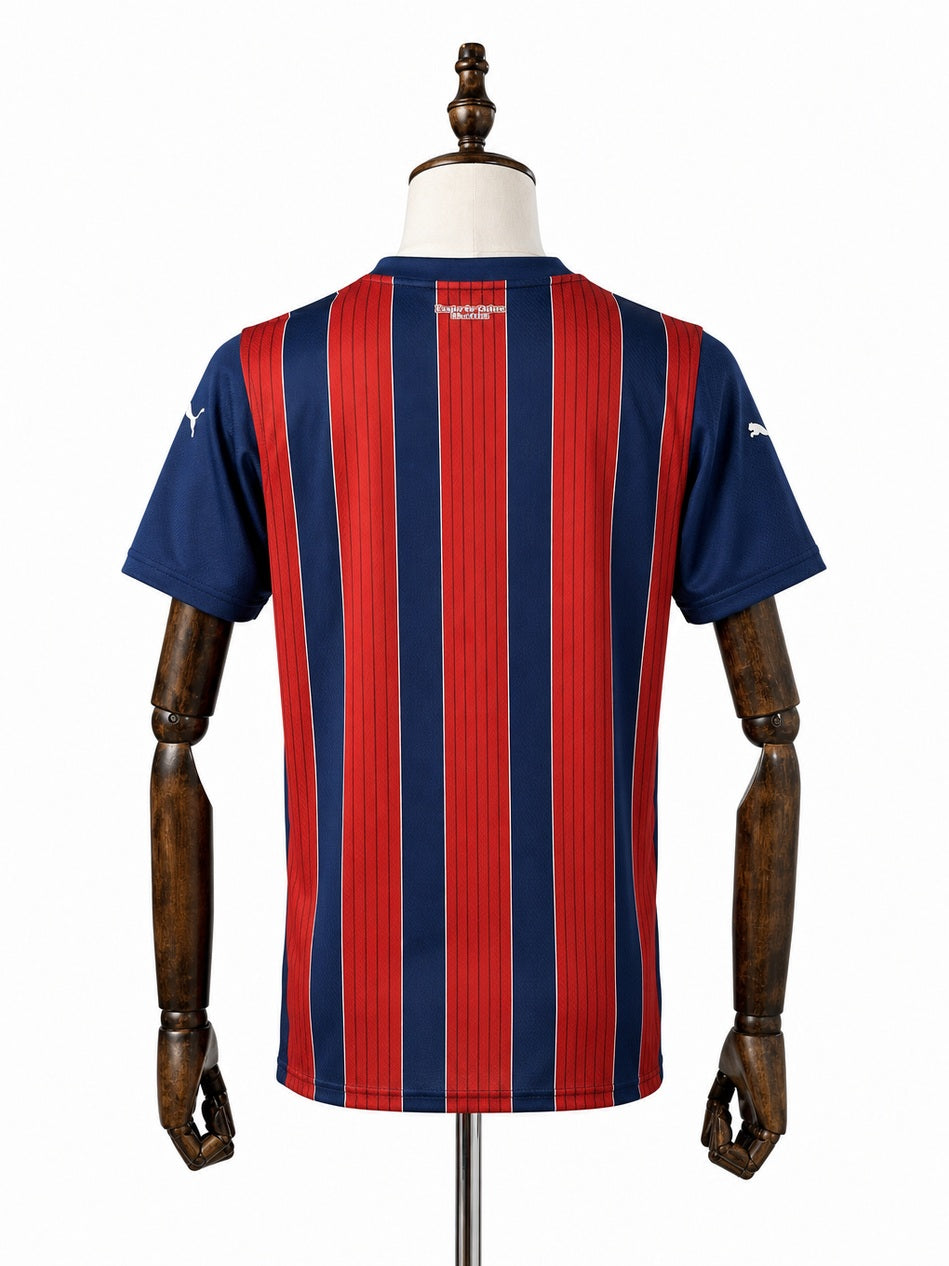 Bahia away Jersey back wood mannequin white background