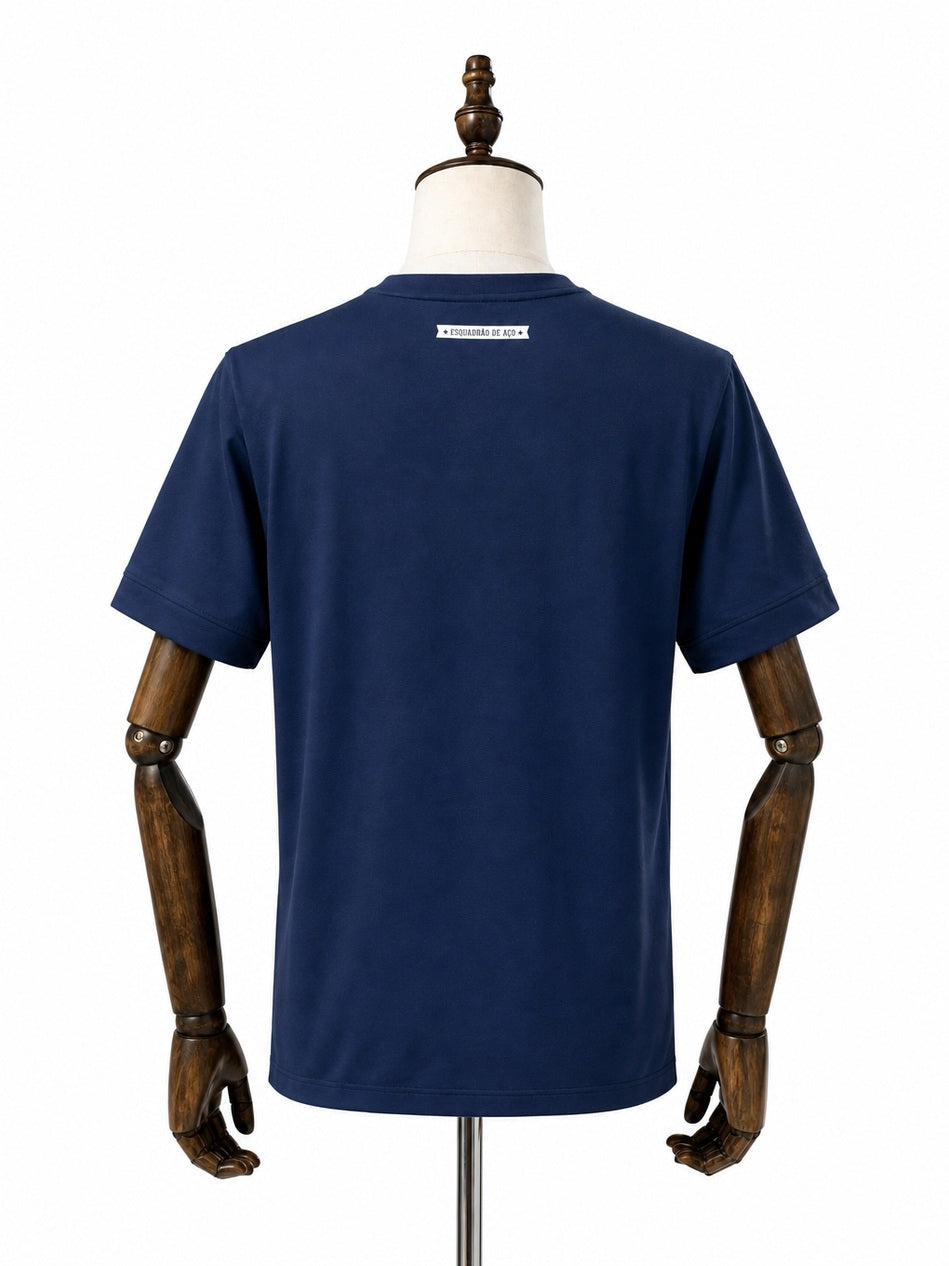 Bahia Away Retro Jersey back wood mannequin white background