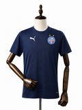 Bahia Blue Training Jersey front wood mannequin white background