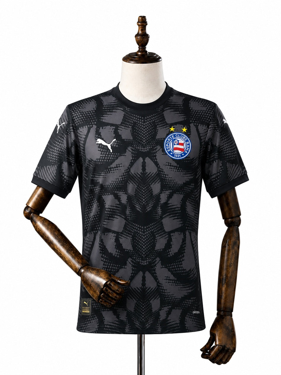 Bahia Goalkeeper Jersey front wood mannequin white background