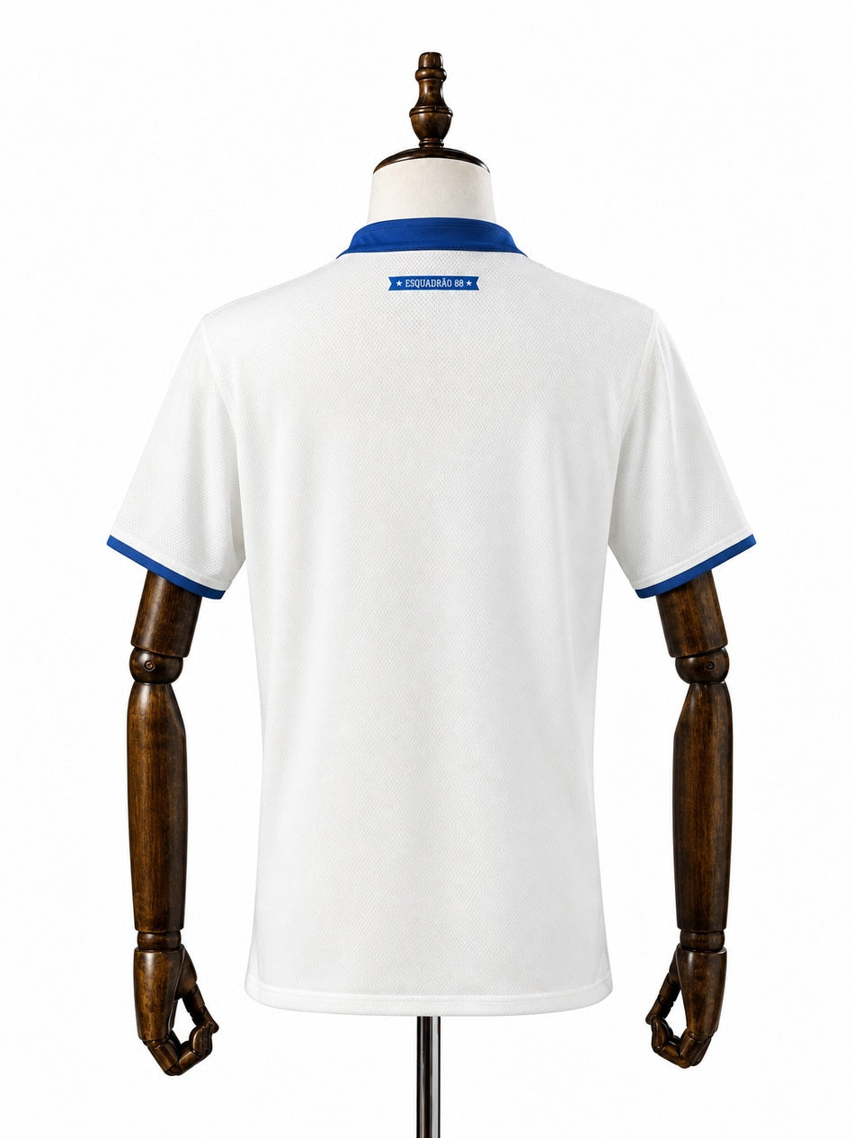 Bahia Home Retro Jersey back wood mannequin white background