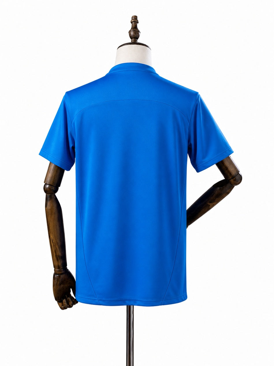 Bahia Training Blue Jersey back wood mannequin white background