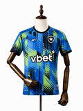 Botafogo Blue goalkeeper Jersey front wood mannequin white background
