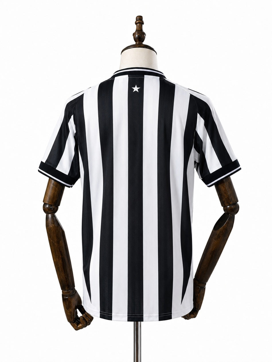 Botafogo Home Jersey back wood mannequin white background
