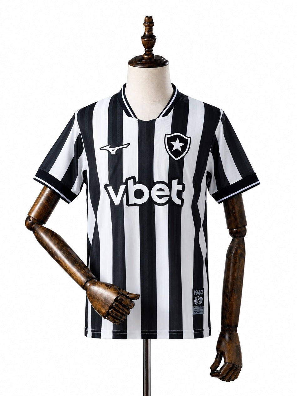 Botafogo Home Jersey front wood mannequin white background