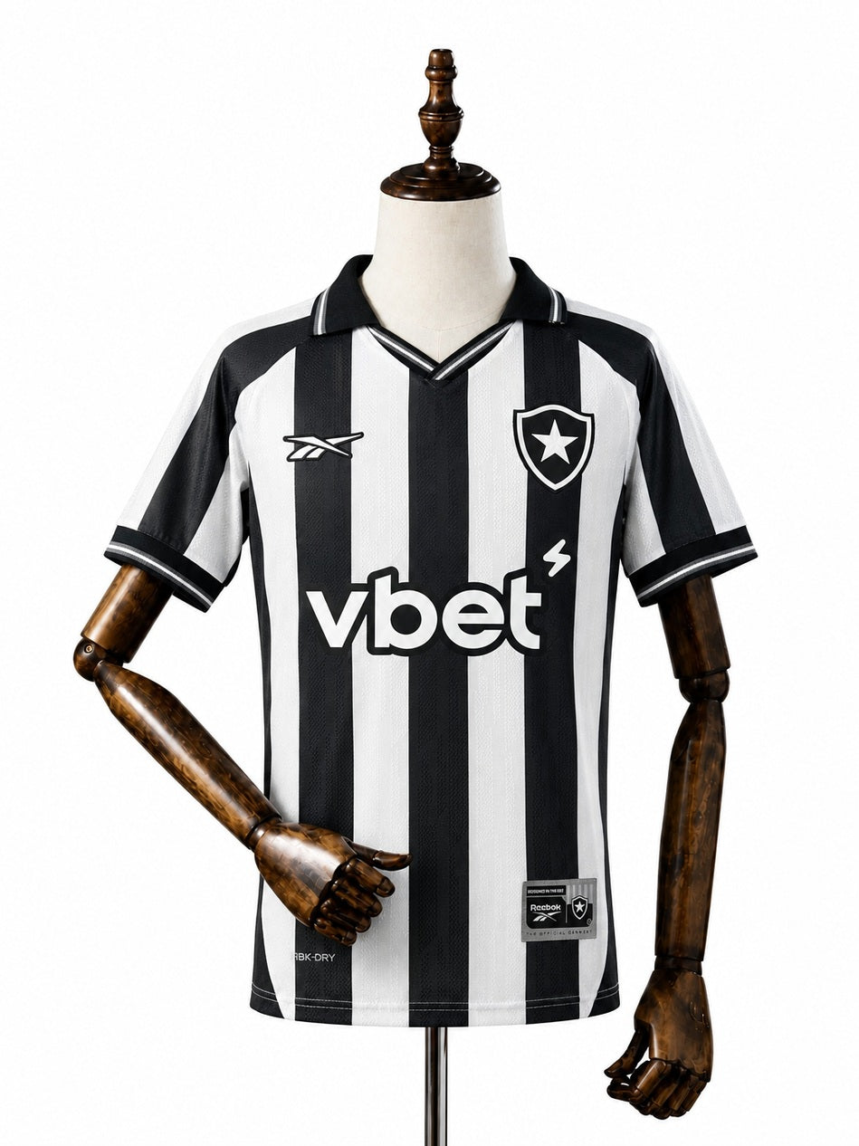 Botafogo Home Jersey front wood mannequin white background