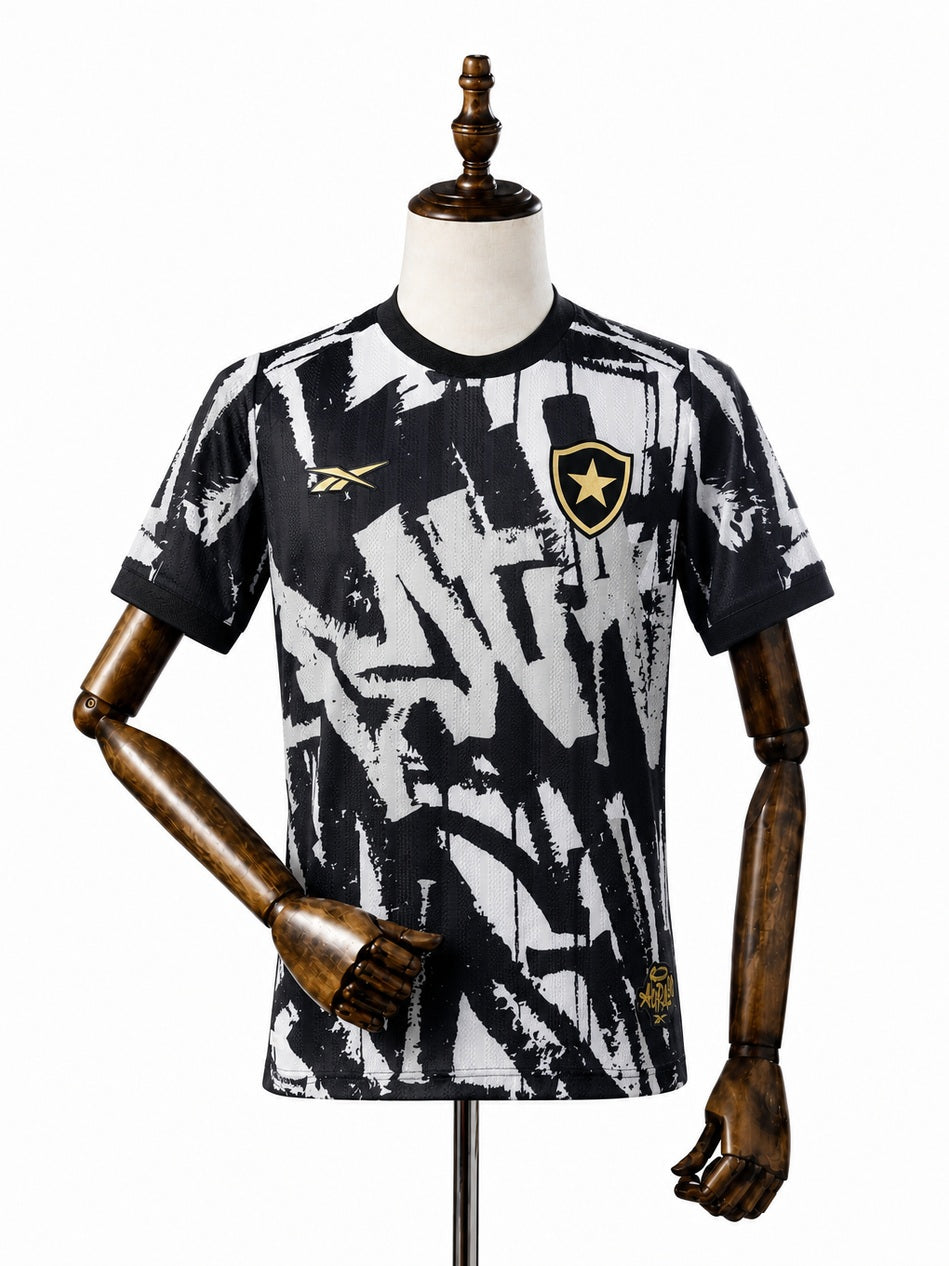 Botafogo Third Away Jersey front wood mannequin white background