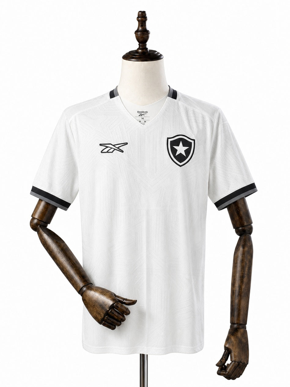 Botafogo third away jersey front wood mannequin white background