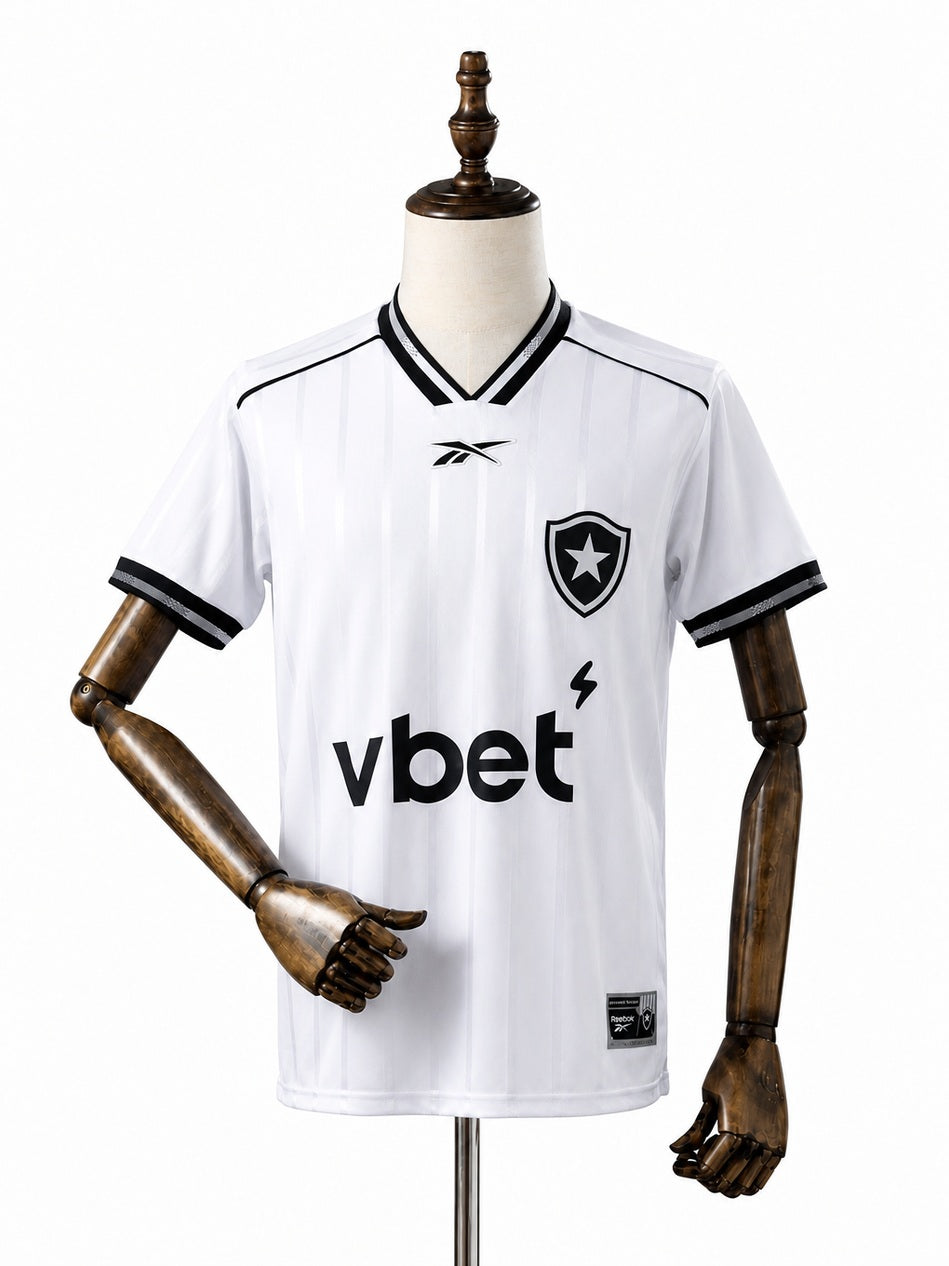 Botafogo Third Away Jersey front wood mannequin white background