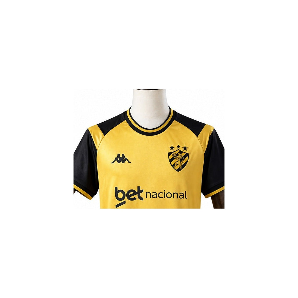 Camisa Sport – 2º Uniforme Torcedor 2026 detalhe escudo manequim fundo branco