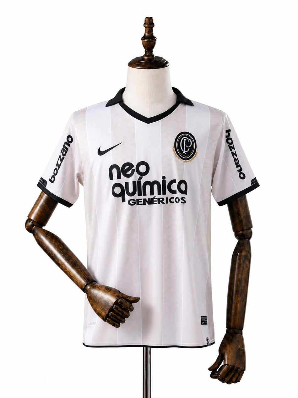 Corinthians 100th Anniversary Retro Jersey front wood mannequin white background