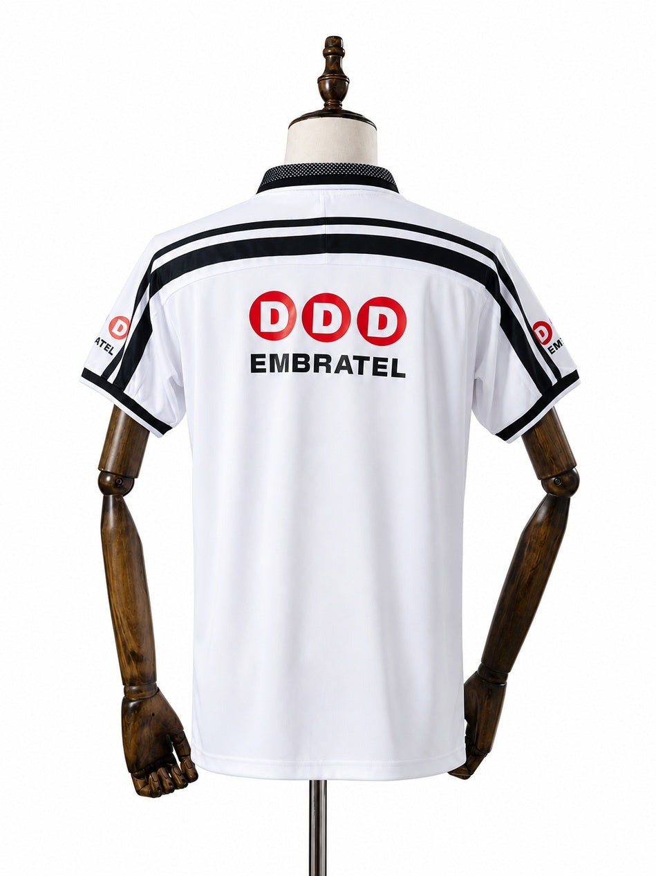 Corinthians 1998/99 Home Retro Jersey back wood mannequin white background