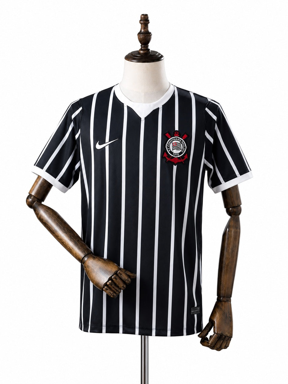 Corinthians 26/27 Away Jersey front wood mannequin white background
