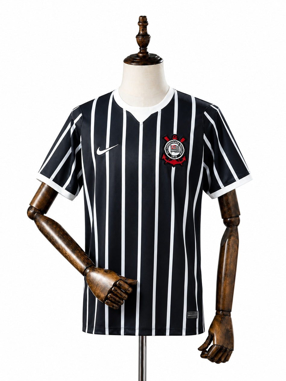 Corinthians 26/27 Away Jersey front wood mannequin white background