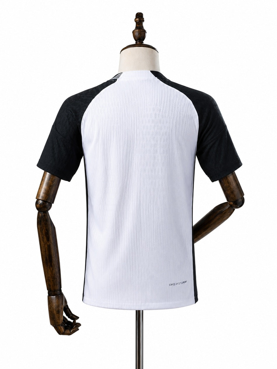 Corinthians All Sponsors Home Player Version Jersey back wood mannequin white background