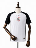 Corinthians All Sponsors Home Player Version Jersey front wood mannequin white background