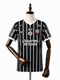 Corinthians Away Jersey Full Sponsors logo front wood mannequin white background
