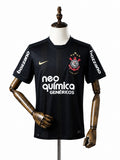 Corinthians Away Retro Jersey front wood mannequin white background