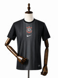 Corinthians Black Goalkeeper Jersey front wood mannequin white background