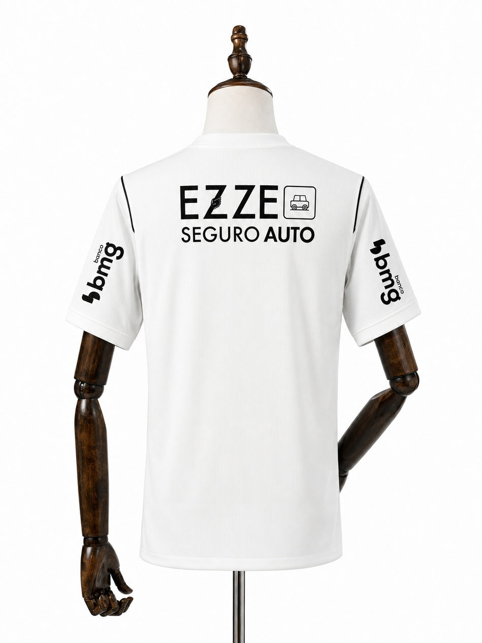 Corinthians Home Jersey Full Sponsors logo back wood mannequin white background
