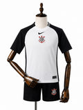 Corinthians Home Kids Kit front wood mannequin white background