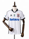 Corinthians Home Retro Jersey front wood mannequin white background