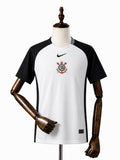 Corinthians home white kids kit front wood mannequin white background
